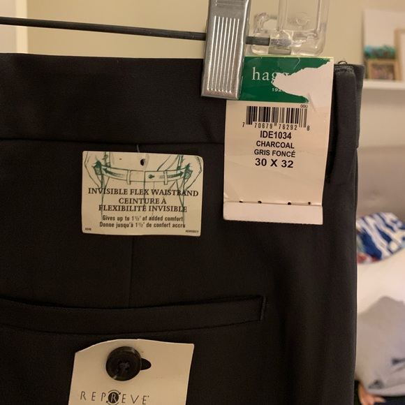 HAGGER: Charcoal Dress Pant 30 x 32 - Picture 5 of 6